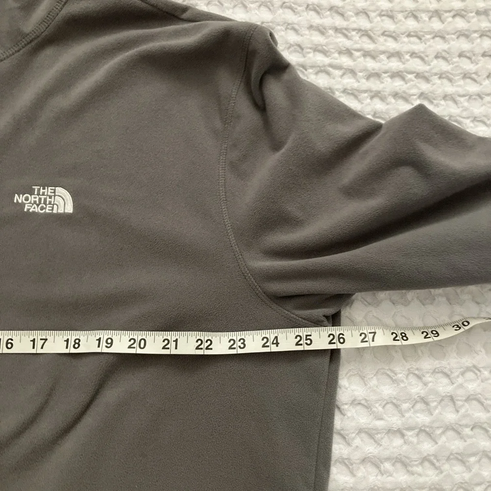 The North Face Men's TKA 100 1/4 Zip Fleece Pullover‎ Gray XXL